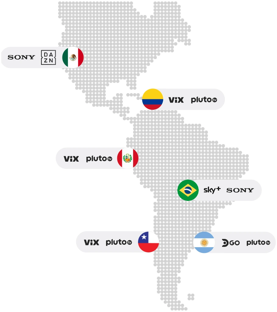Mapa LATAM Publishers